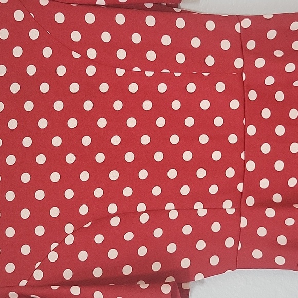 Women's Flare Sleeve Scope Neck Church Vintage Dresses Casual Party and Holiday - Picture 7 of 16